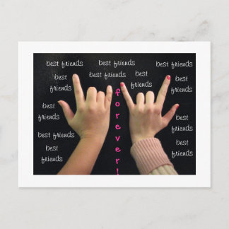 Beste vrienden voor altijd! Briefkaart