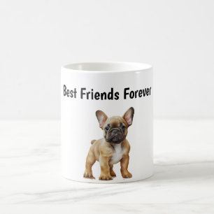 Beste vrienden voor altijd Frenchie Dog Koffiemok