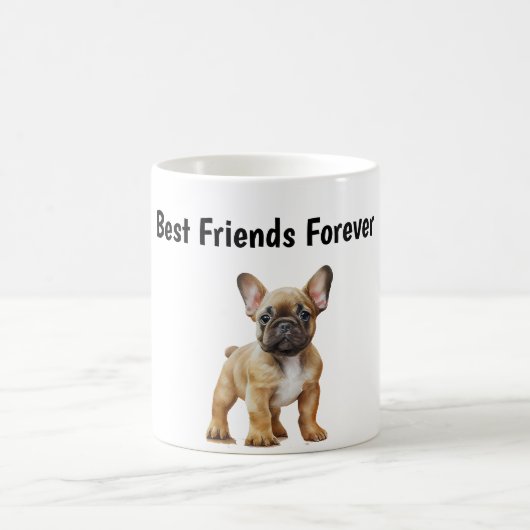 Beste vrienden voor altijd Frenchie Dog Koffiemok (Center)