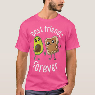 Beste vrienden voor altijd Funny Avocado Lover Gra T-shirt