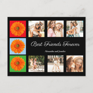 Beste vrienden voor altijd gepersonaliseerde fotoc briefkaart