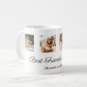 Beste vrienden voor altijd gepersonaliseerde fotoc koffiemok (Voorkant links)
