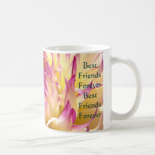 Beste Vrienden Voor Altijd Koffiekopjes Roze Bloem Koffiemok