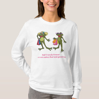 Beste vrienden voor altijd met kikkervisjes t-shirt