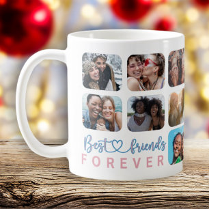 Beste Vrienden Voor Altijd Modern 14 Foto Collage Koffiemok