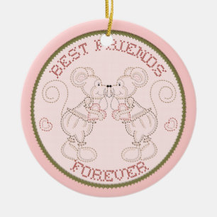 Beste vrienden voor altijd muizen Ornament