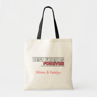 Beste Vrienden voor ooit Gepersonaliseerd Citaat Tote Bag