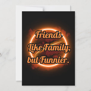 BESTE VRIENDEN, VRIENDSCHAP, VRIENDEN ALS FAMILIE MAGNETISCHE UITNODIGING
