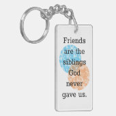 Beste vriendenoffertes sleutelhanger (Voorkant Links)