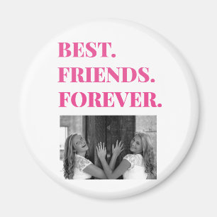 Beste Vriendin BFF Besties Foto Magneet