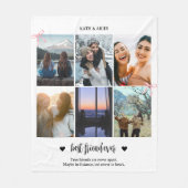 Beste Vriendin BFF Cadeau Foto Fleece Deken (Voorkant)