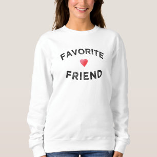 Beste Vriendin Bloedend Hart BFF Verjaardag zus Trui