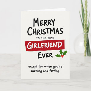 Beste Vriendin Kerst Grappige Kaart