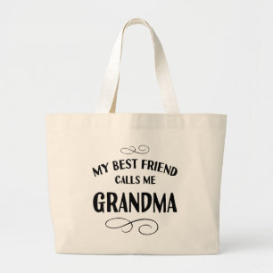 Beste vriendin noemt me oma familie oma xo grote tote bag