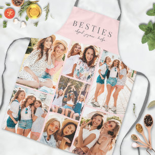 Beste Vriendin Roze BFF Fotocollage Schort
