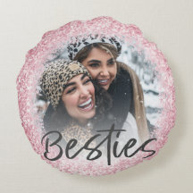 Beste Vriendin Roze Glitter Foto 