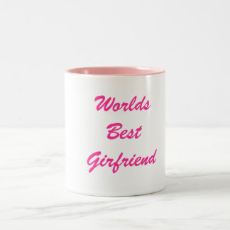 Beste vriendin van de wereld tweekleurige koffiemok