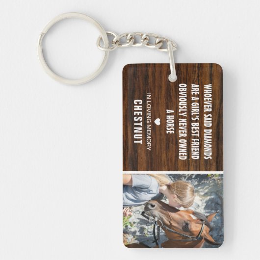 Beste vriendin van meisjes | Herdenking foto's Rus Sleutelhanger (Voorkant)