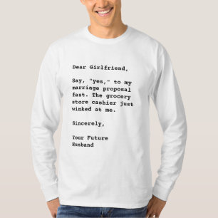 'Beste Vriendin, zeg 'Ja'...' Grappig citaat T-shirt