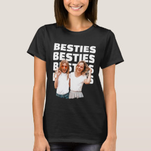 Beste vriendinnen aangepaste foto BFF cadeau voor T-shirt