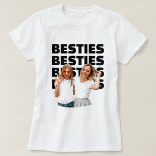Beste vriendinnen aangepaste foto BFF cadeau voor T-shirt