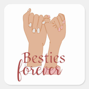 Beste vriendinnen voor altijd Stickers