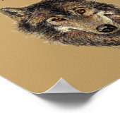 Beste vriendschappelijke Inspirerend Citaat Wolf, Poster (Hoek)