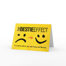 Beste vriendschappelijke verjaardag, het beste eff