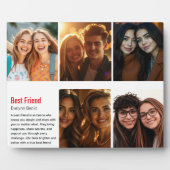 Beste Vriendschapsdag Foto Fotoplaat (Voorkant)