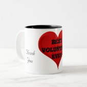 Beste vrijwilliger ooit bedankt dat je van de Mok (Voorkant links)