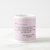 Beste vrouw: Grappig letter ontwerp Koffiemok (Center)