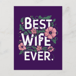 Beste vrouw ooit briefkaart