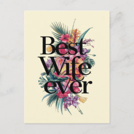 Beste vrouw ooit  briefkaart