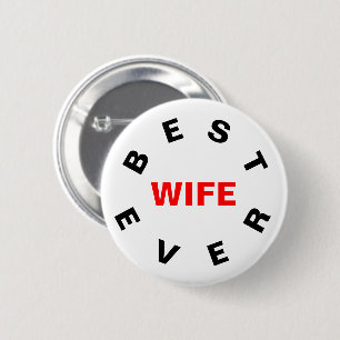 Beste Vrouw ooit Ronde Button 5,7 Cm