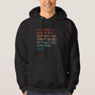 Beste vrouw ooit Sarcastisch Grappig Verjaardag Mo Hoodie
