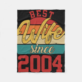 Beste vrouw sinds 2004 Epic Couple 20th Wedding An Fleece Deken