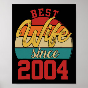 Beste vrouw sinds 2004 Epic Couple 20th Wedding An Poster