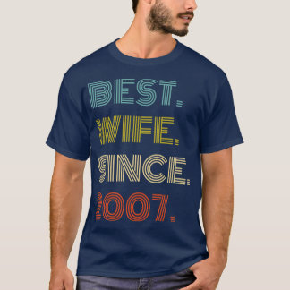 Beste vrouw sinds 2007 t-shirt