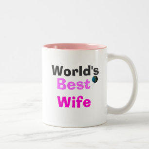 Beste vrouw ter wereld tweekleurige koffiemok