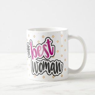 Beste vrouwelijke Mok met roze chroomeffect