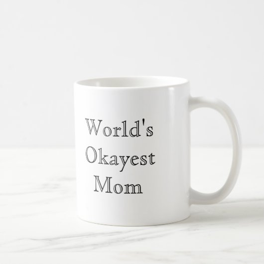 [Beste waarde] World's Okayest Mam Koffiemok (Rechts)