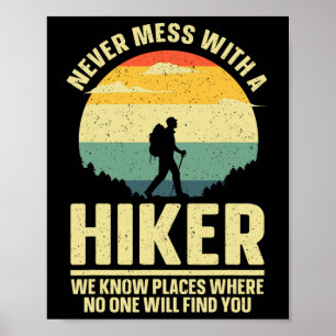 Beste Wandelkunst voor Mannen Vrouwen Outdoor Wand Poster