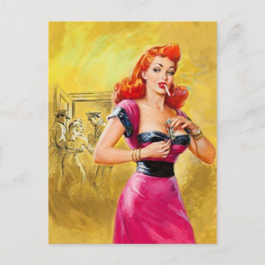 Beste ware detective briefkaart (Voorkant)