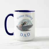 Beste "Water Skiën PAPA" ooit! Vader's Koffie Mok (Links)