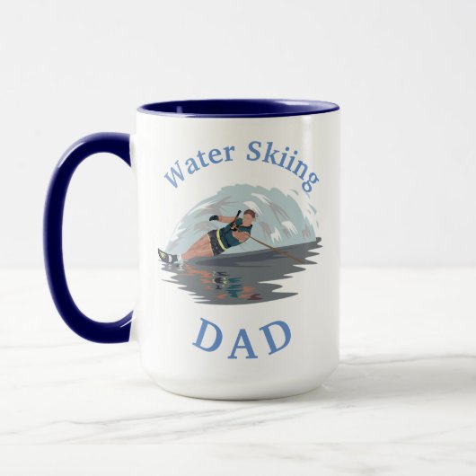 Beste "Water Skiën PAPA" ooit! Vader's Koffie Mok (Links)