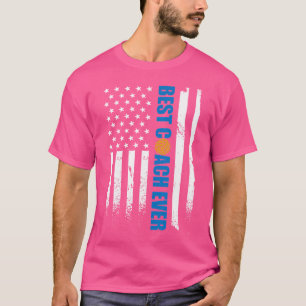 Beste Waterpolo Coach Ooit Amerikaanse Vlag Water T-shirt