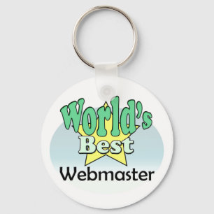 Beste webmaster ter wereld sleutelhanger