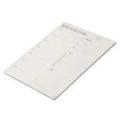 beste weekplanner - MAANDAG START Notitieblok (Schuin)