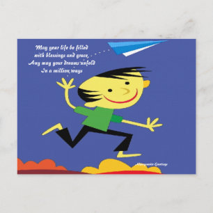 Beste wensen briefkaarten-schrijf altijd groeten briefkaart