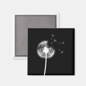 Beste wensen Dandelion Magnet Magneet (Voorkant / Achterkant)